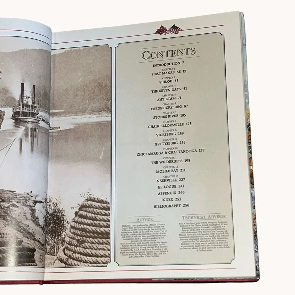 The Battlefields of the Civil War William C. Davis 1991 Hardcover